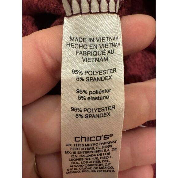 Weekends by Chicos CoziSoft Drawstring Lounge Pants Sz 2 Large US 12 - Picture 4 of 5